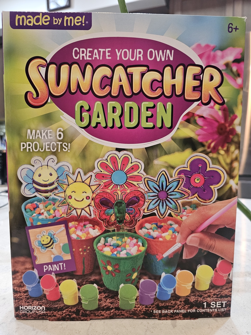 made by me! Create Your Own Suncatcher Garden - Colorful Craft Kit